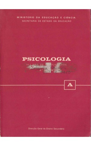 Psicologia - 10.º Ano de Escolaridade - 2.º Volume | de Maria Emília Cordeiro Ferreira