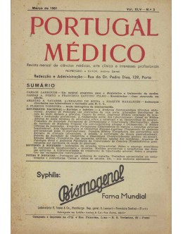 Portugal Médico - Vol. XLV - N.º 3 - Março de 1961