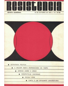 Resistência - N.º 87-88 - 15 de Outubro de 1974
