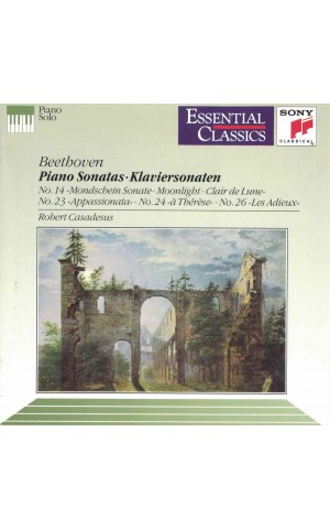 Beethoven / Robert Casadesus | "Moonlight" Sonata", "Les Adieux", "Appassionata" [CD]
