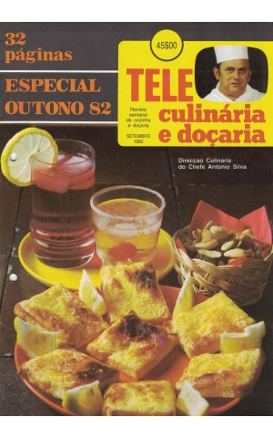 Tele Culinária e Doçaria - Especial Outono 1982 - Setembro 1982