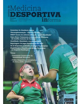 Revista de Medicina Desportiva informa - Ano 7 - N.º 5 - Novembro 2016
