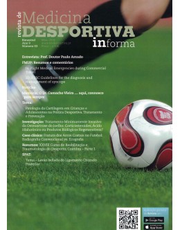Revista de Medicina Desportiva informa - Ano 9 - N.º 3 - Maio 2018