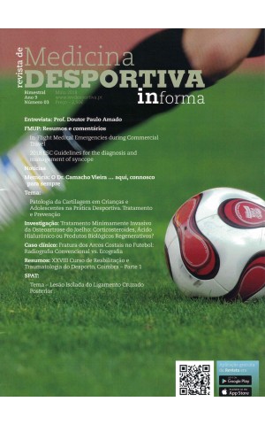 Revista de Medicina Desportiva informa - Ano 9 - N.º 3 - Maio 2018