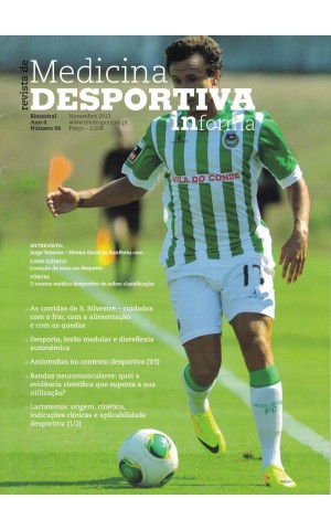 Revista de Medicina Desportiva informa - Ano 4 - N.º 6 - Novembro 2013