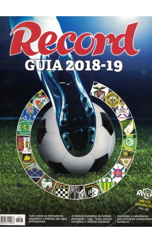 Guia Record de Futebol 2018/2019