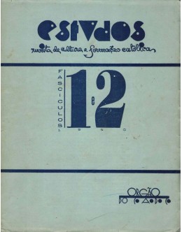 Estudos - Ano XVII (Fasc. I e II) - )N.º 183 e 184 - Janeiro e Fevereiro de 1940