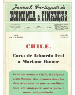 Jornal Português de Economia e Finanças - Ano XXIII - N.º 351 - 16 a 31 de Janeiro de 1976