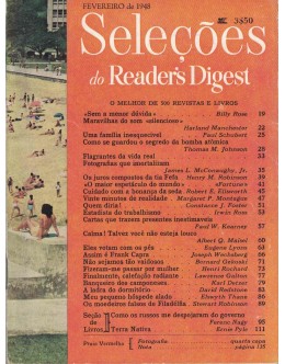 Seleções do Reader's Digest - Tomo XIII - N.º 73 - Fevereiro de 1948
