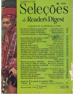 Seleções do Reader's Digest - Tomo XIII - N.º 72 - Janeiro de 1948