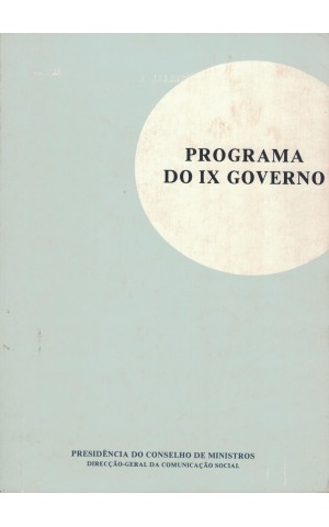 Programa do IX Governo