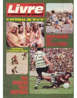 Livre - O Desporto em Revista - N.º 4 - 24 de Abril de 1974