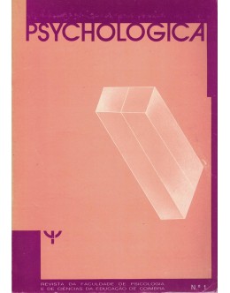 Psychologica - N.º 1 - Dezembro de 1988