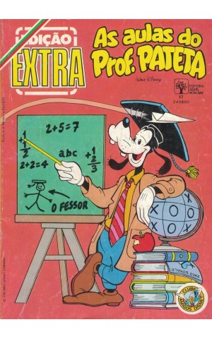 Edição Extra - N.º 17 - As Aulas do Prof. Pateta