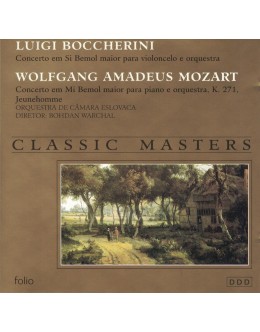 Luigi Boccherini / Wolfgang Amadeus Mozart | Concerto em Si Bemol maior para violoncelo e orquestra - Concerto em Mi Bemol maior para piano e orquestra, K. 271, Jeunehomme [CD]