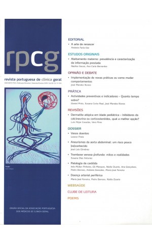 RPCG - Revista Portuguesa de Clínica Geral - Vol. 26 - N.º 5 - Setembro/Outubro 2010