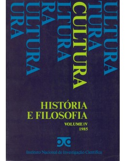 Cultura - História e Filosofia - Volume IV 1985