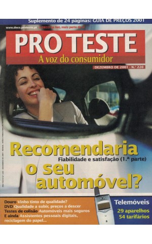 ProTeste - N.º 220 - Dezembro 2001