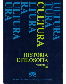 Cultura - História e Filosofia - Volume V 1986
