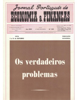Jornal Português de Economia e Finanças - Ano XXIV - N.º 368 - 1 a 15 de Outubro de 1976