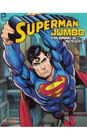 Superman Jumbo Coloring & Activity