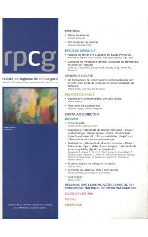 RPCG - Revista Portuguesa de Clínica Geral - Vol. 27 - N.º 1 - Janeiro/Fevereiro 2011