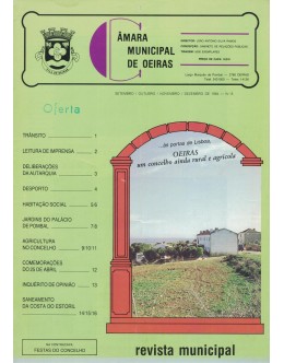 Câmara Municipal de Oeiras - Revista Municipal - N.º 8 - Setembro/Outubro/Novembro/Dezembro de 1984