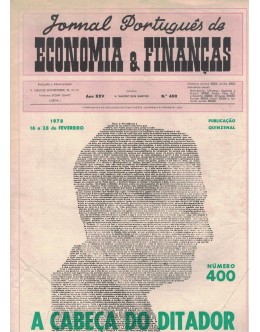 Jornal Português de Economia e Finanças - Ano XXV - N.º 400 - 16 a 28 de Fevereiro de 1978