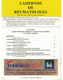 Cadernos de Reumatologia - Vol. 3 - N.º 3 - Julho/Setembro 1992