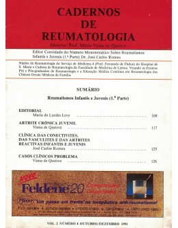 Cadernos de Reumatologia - Vol. 2 - N.º 4 - Outubro/Dezembro 1991