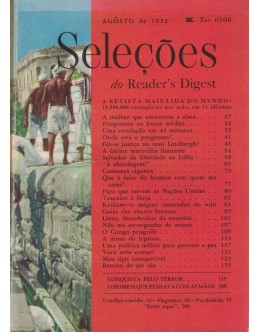 Seleções do Reader's Digest - Tomo XXII - N.º 127 - Agôsto de 1952