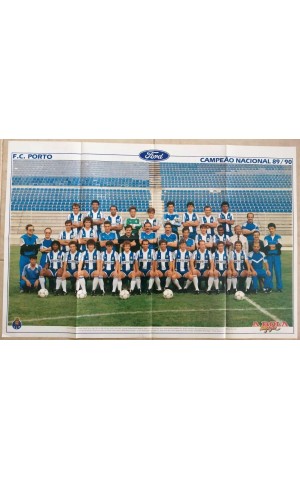 Poster Gigante: F.C. Porto Campeão Nacional 89/90