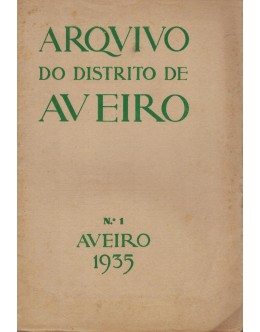 Arquivo do Distrito de Aveiro - N.º 1 - 1935