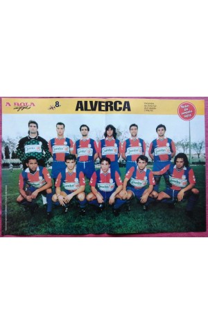 Poster: Alverca - Vencedor da Zona Sul da II divisão 1994/95 / Renato - Alverca