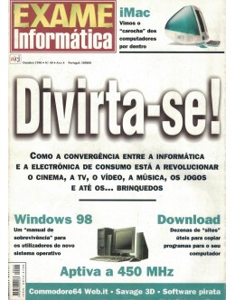 Exame Informática - Ano 4 - N.º 40 - Outubro de 1998