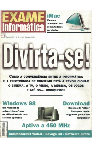 Exame Informática - Ano 4 - N.º 40 - Outubro de 1998