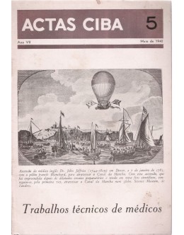 Actas Ciba - Ano VII - N.º 5 - Maio de 1940
