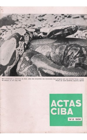 Actas Ciba - N.º 2 - 1936