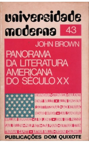 Panorama da Literatura Americana do Século XX | de John Brown