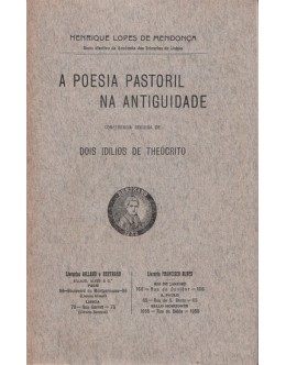 A Poesia Pastoril na Antiguidade | de Henrique Lopes de Mendonça