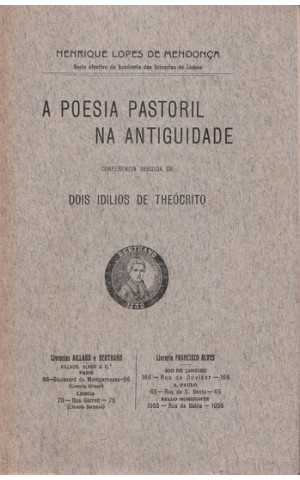 A Poesia Pastoril na Antiguidade | de Henrique Lopes de Mendonça