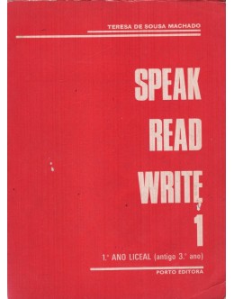 Speak, Read, Write 1 | de Teresa de Sousa Machado