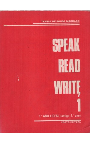 Speak, Read, Write 1 | de Teresa de Sousa Machado