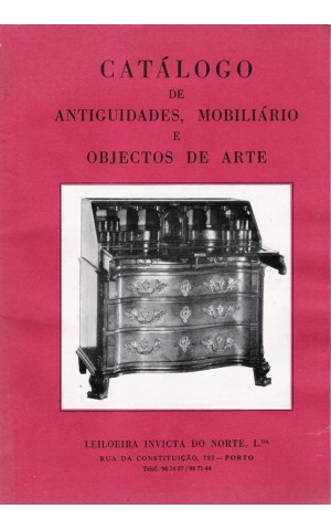 Catálogo de Antiguidades, Mobiliário e Objectos de Arte
