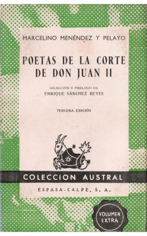 Poetas de la Corte de Don Juan II | de Marcelino Menéndez e Pelayo