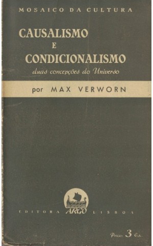 Causalismo e Condicionalismo | de Max Verworn