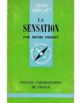 La Sensation | de Henri Piéron