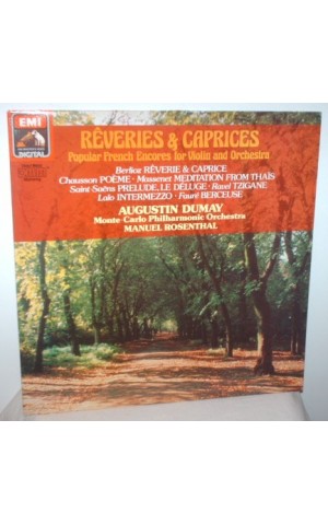 Augustin Dumay, Orchestre Philharmonique de Monte-Carlo | Rêveries & Caprices: Popular French Encores for Violin and Orchestra [LP]