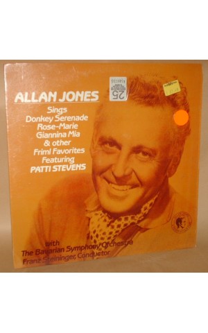Allan Jones & Patti Stevens | Allan Jones Sings Friml Favorites With Patti Stevens [LP]